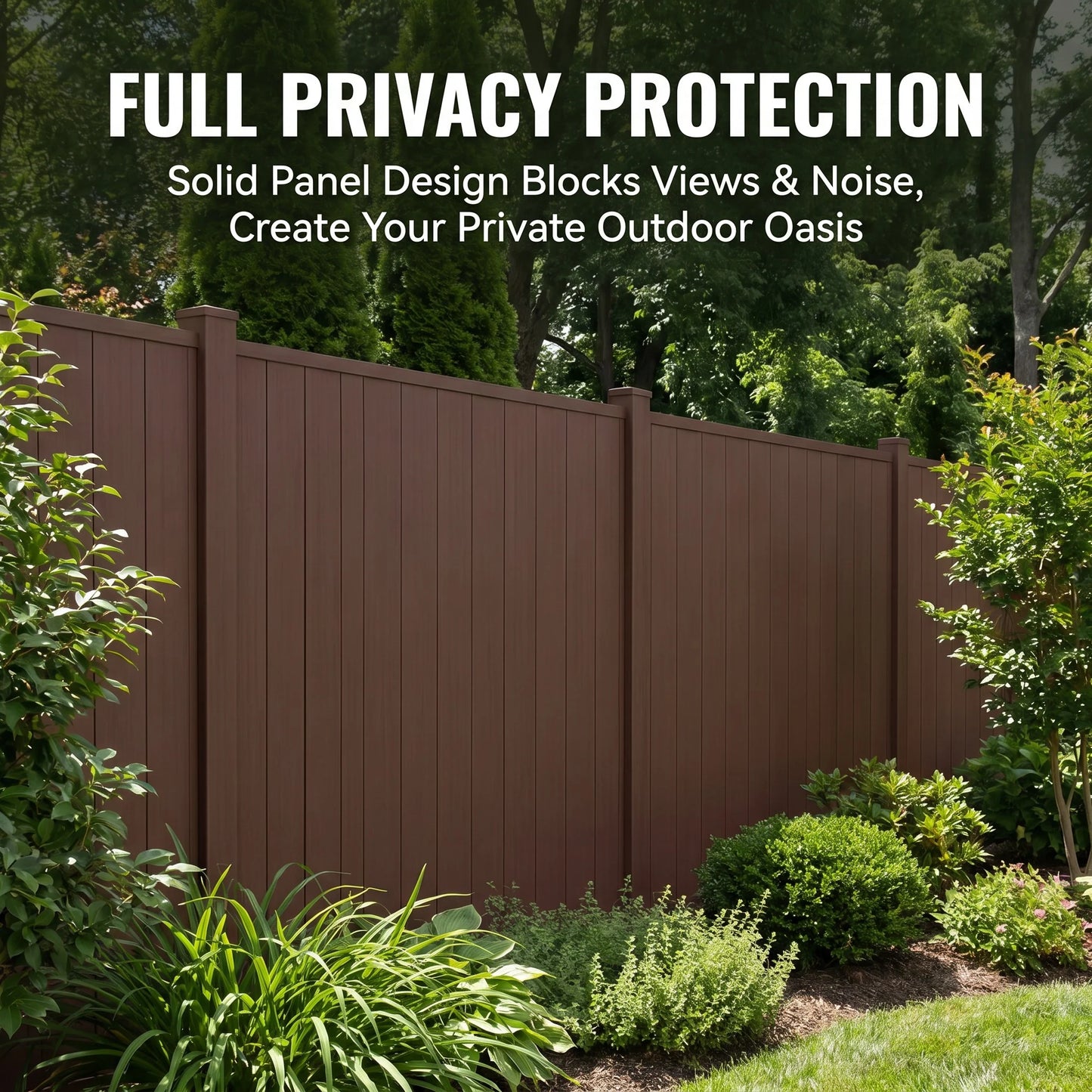 Privora™ Modular WPC Privacy Fence System