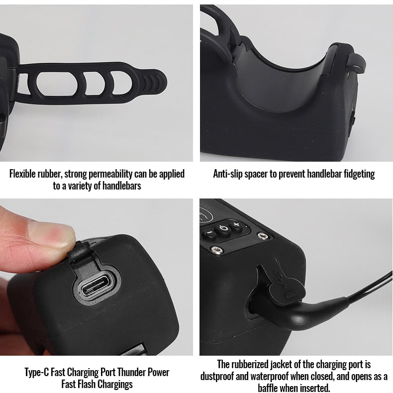 LIVENDOA™2-in-1 Bike Light + 110 dB Electric Horn