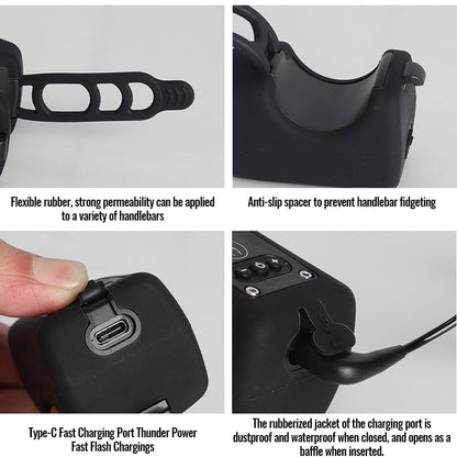 LIVENDOA™2-in-1 Bike Light + 110 dB Electric Horn