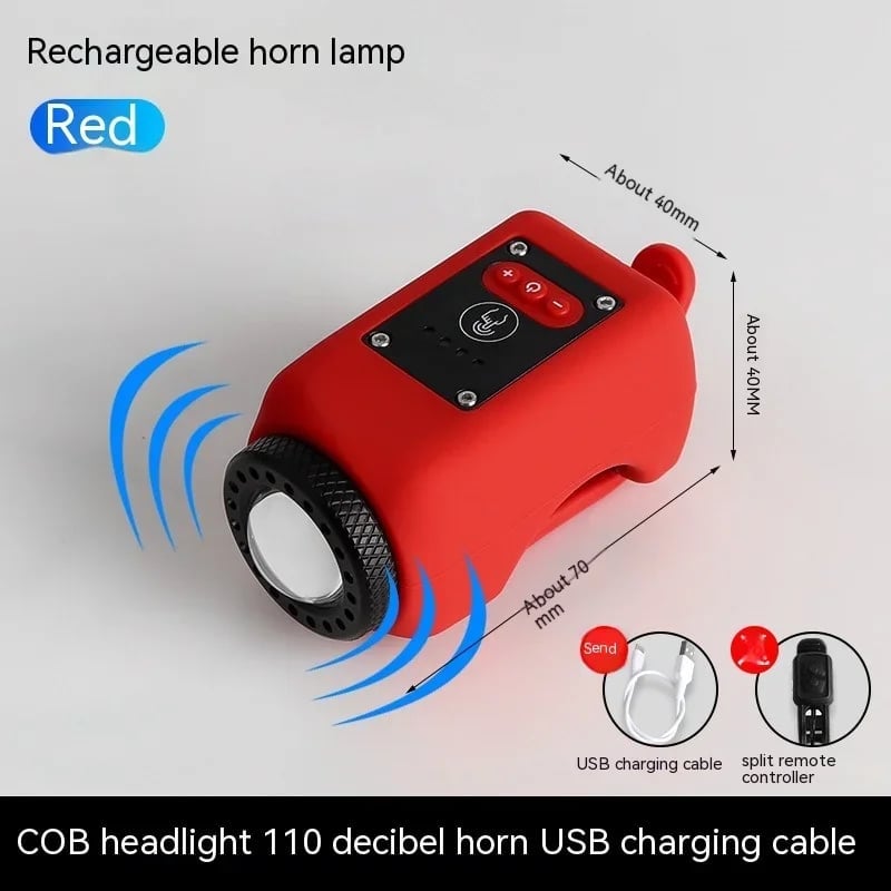 LIVENDOA™2-in-1 Bike Light + 110 dB Electric Horn