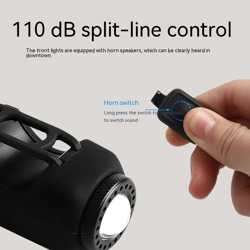 LIVENDOA™2-in-1 Bike Light + 110 dB Electric Horn