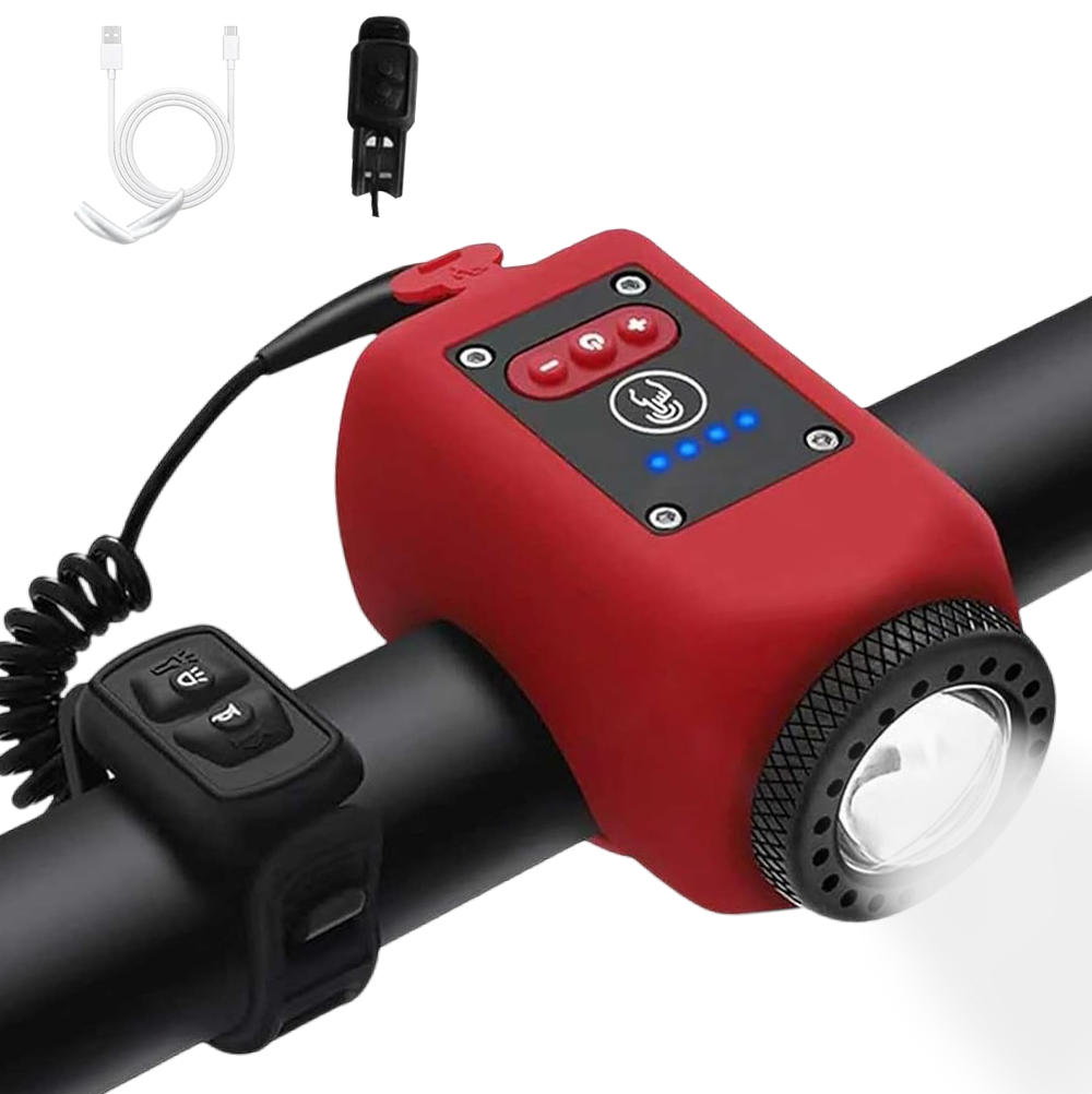 LIVENDOA™2-in-1 Bike Light + 110 dB Electric Horn