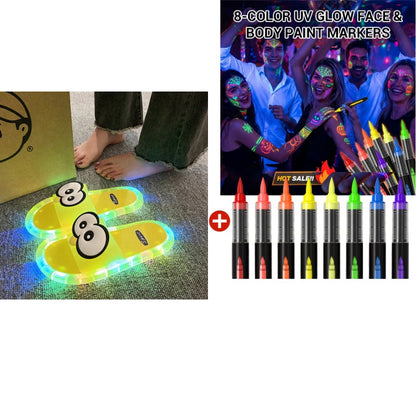 VORLENTA™👣👣Cute slippers with cartoon motifs that glow